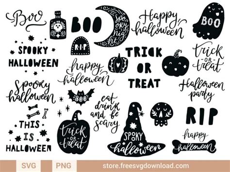 Halloween SVG Bundle 2 (FSD-L3) - Store Free SVG Download