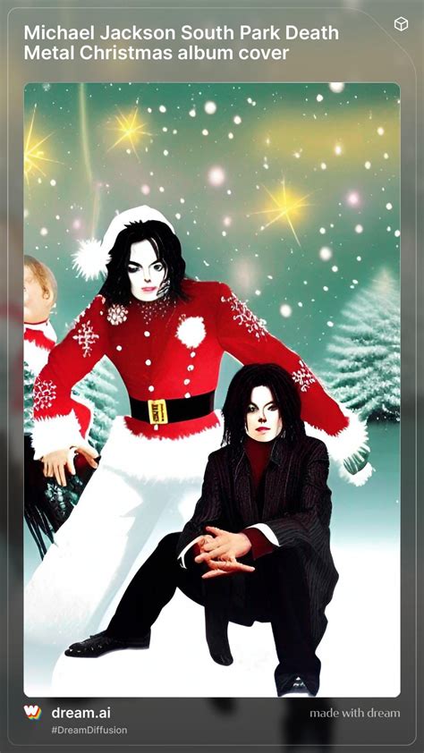 Michael Jackson Death Metal Christmas Album Cover : r/weirddalle