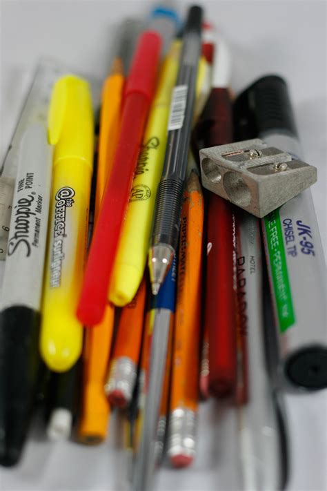 Pens Pencils Writing Material Free Stock Photo - Public Domain Pictures