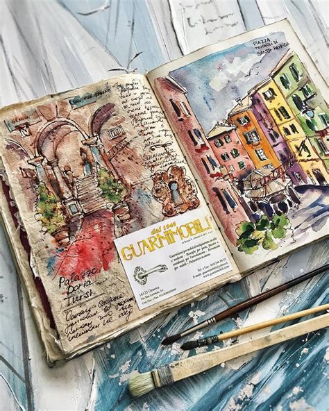 Pin by KeKu on Sketchbooking + Journaling II | Travel art journal ...