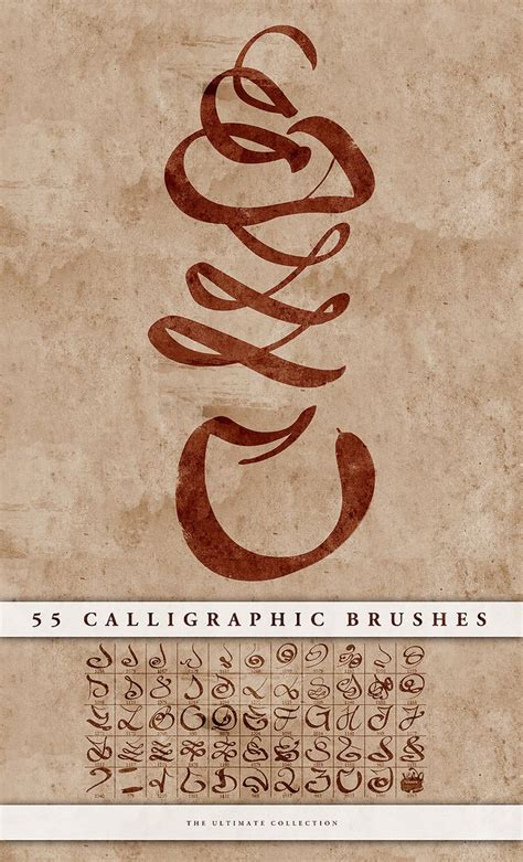 Calligraphy Free Brushes - Photoshop Brushes | BrushLovers.com