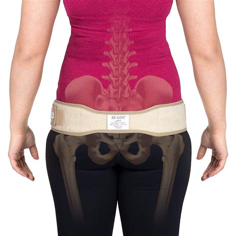 OPTP SI-LOC Lower Back Pain Relief Sacroiliac Joint Support Belt - Beige | eBay