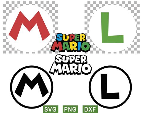 Super Mario logo svg, Mario bros for Cricut, Super Luigi Png - Inspire ...