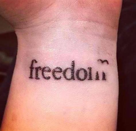 Cool freedom tattoo | Freedom tattoos, Tattoos, Unique tattoo