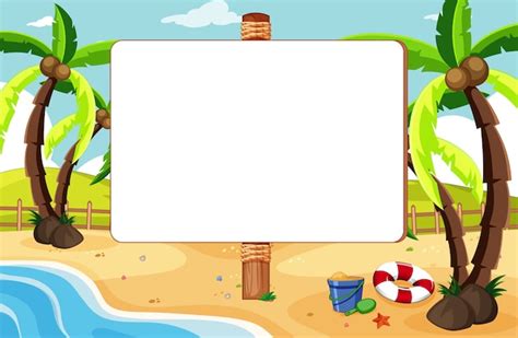 Free Beach Clipart Border