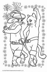 Puss In Boots Coloring Pages For Kids sketch template