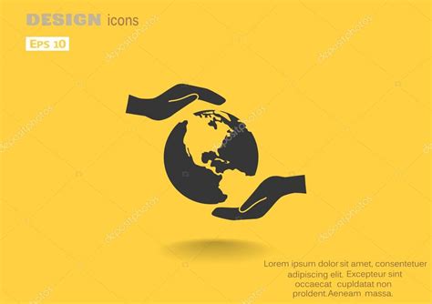 World in hands web icon — Stock Vector © LovArt #79912628