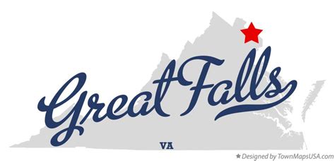 Map of Great Falls, VA, Virginia