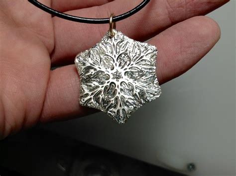 Diamond Snowflake | Hand engraved snowflake~ sterling silver… | Flickr