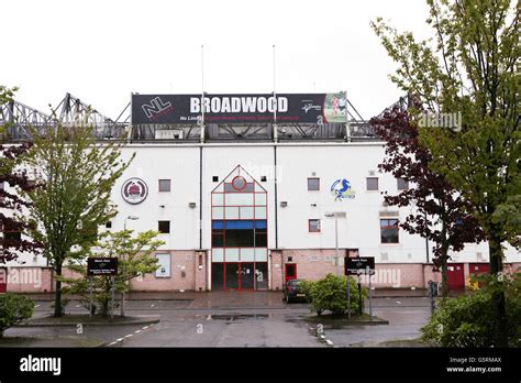 Clyde FC Stock. Broadwood Stadium, the home of Clyde FC Stock Photo - Alamy