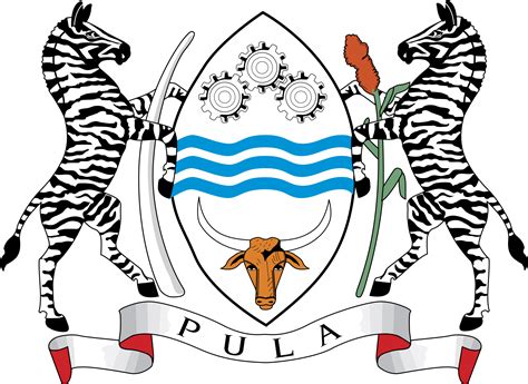 Download Image Transparent Library Boputs Logo Png Transparent - Coat Of Arms Of Botswana ...