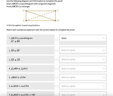 SOLVED: Use the following diagram and information to complete the proof ...