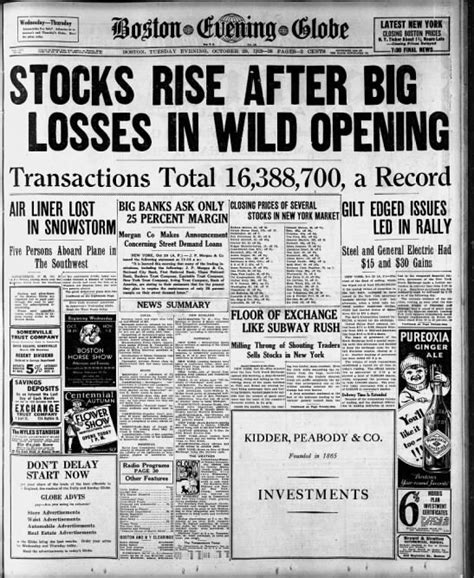 Headlines from the 1929 Stock Market crash - Newspapers.com