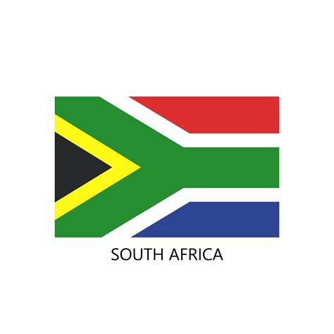 South African Flag Transparent Background