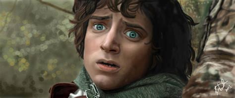 Elijah Wood as Frodo by leenadwish on DeviantArt