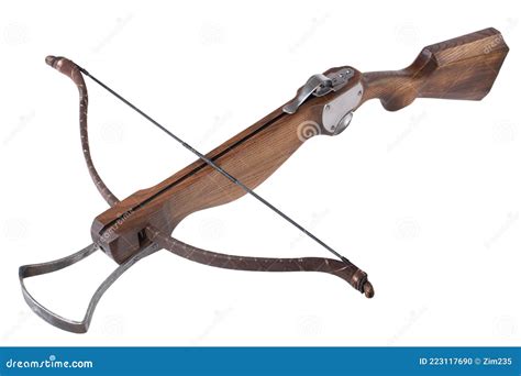 Medieval Crossbow Isolated On White Royalty-Free Stock Photo | CartoonDealer.com #269154123