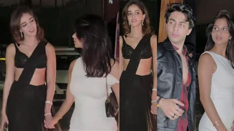 Ananya Panday parties with BFF Suhana Khan and Aryan Khan