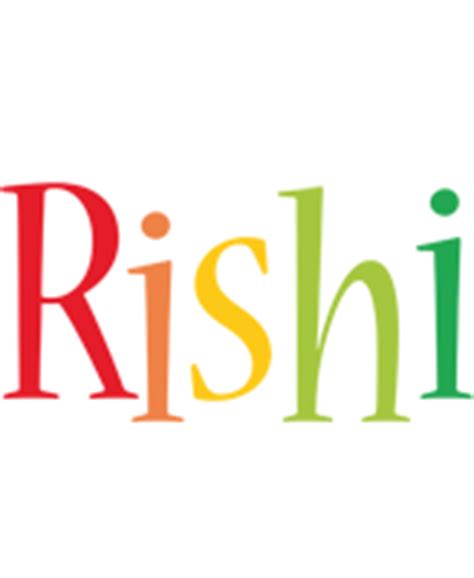 Rishi Logo | Name Logo Generator - Smoothie, Summer, Birthday, Kiddo, Colors Style