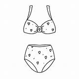 Swimsuit Coloring Pages sketch template