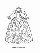 Wedding Dress Coloring Pages  Coloring Home sketch template
