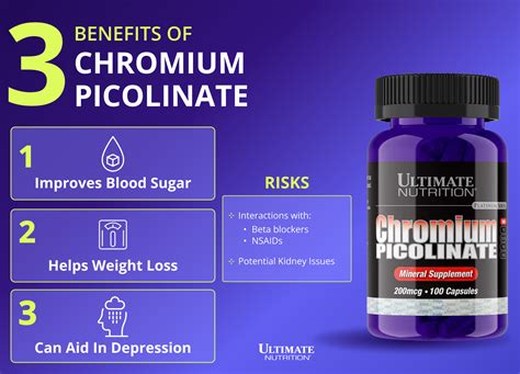 3 Benefits of Chromium Picolinate | Ultimate Nutrition