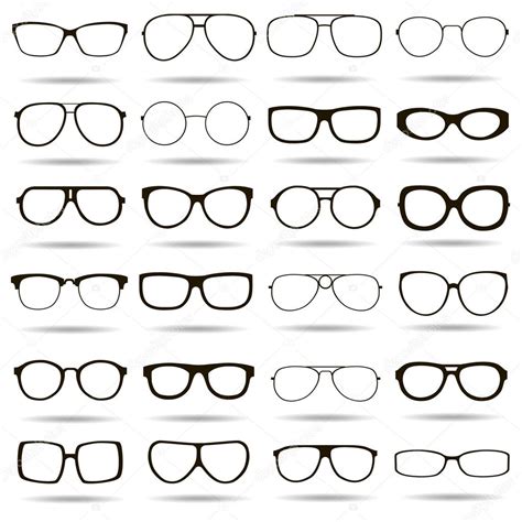 24 highly detailed glasses icons — Stock Vector © Radzko #57923197