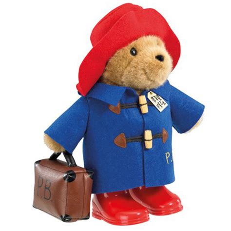 Large Paddington Bear with Boots and Suitcase | Dragon Toys Teddy Bears and Soft Toys