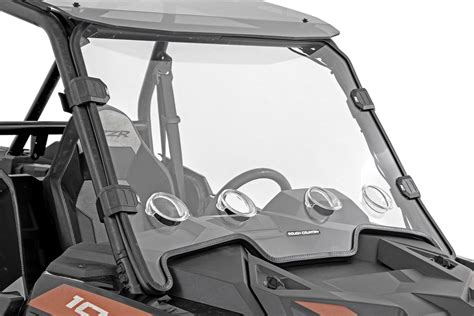 Vented Full Windshield | Scratch Resistant | Polaris RZR | Rough Country