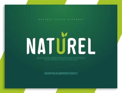 Natural Font Vector Art, Icons, and Graphics for Free Download