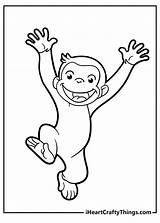 Printable Curious George Coloring Page Updated 2023  Home sketch template