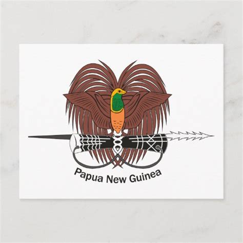 Papua New Guinea Coat of Arms Postcard | Zazzle.com