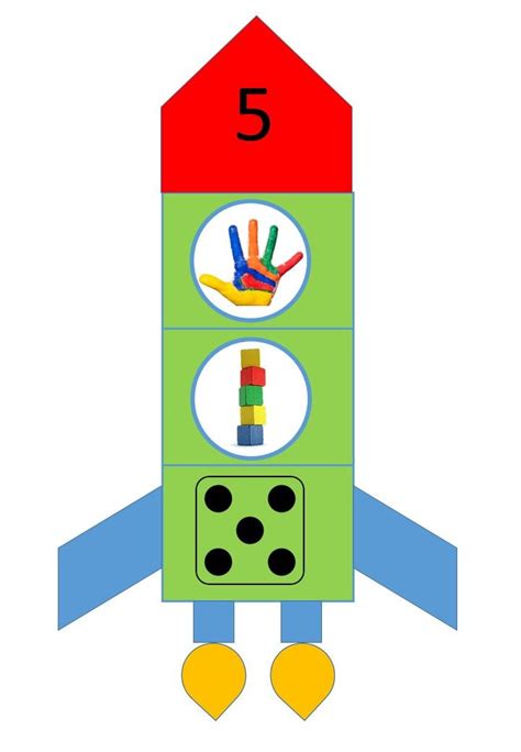 Space Crafts Preschool, Space Activities For Kids, Math Activities Preschool, Math For Kids ...