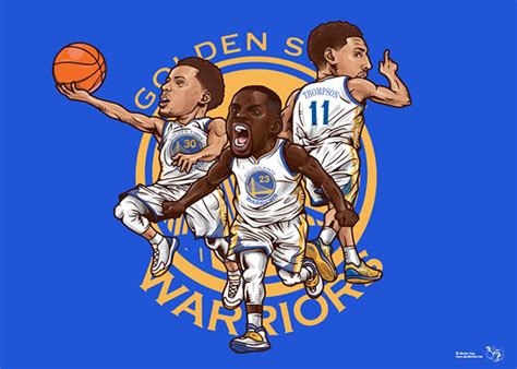 Golden State Warriors Big3 on Pantone Canvas Gallery