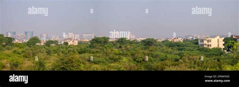 Panoramic aerial shot of Gurgaon city, India Stock Photo - Alamy