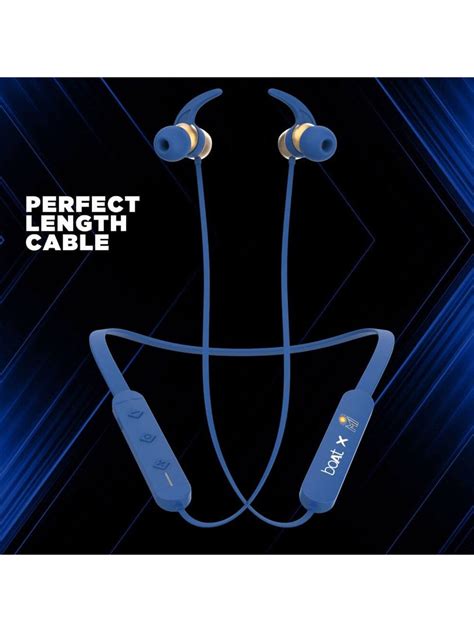 Buy Boat Rockerz 255 In Ear Wireless Neckband(MI Blue) from Fancode Shop