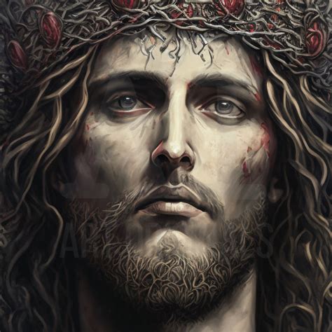 Jesus AI Art DOWNLOAD Jesus Picture AI Generated Art Christ - Etsy