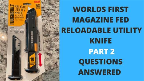 the Worlds first Magazine fed Reloadable utility knife by toughbuilt ...