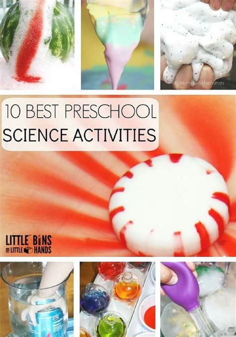 Preschool Science Activities and Experiments Back to School