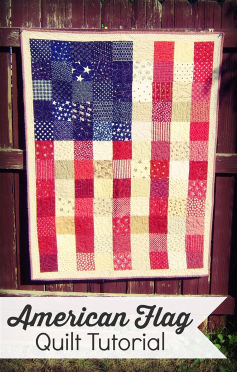 American Flag Quilt Tutorial | Diary of a Quilter - a quilt blog