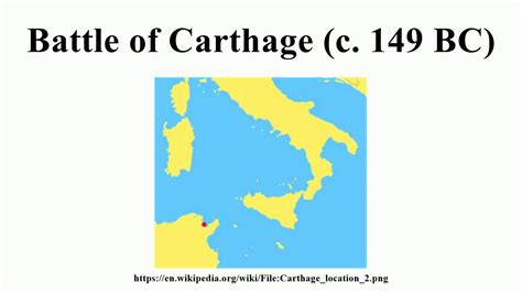 Battle of Carthage (c. 149 BC) - YouTube