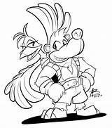 Banjo Kazooie Free Colouring Pages Sketch Coloring Page sketch template