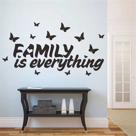 Family Wall Stickers Mural Home Decor wall decoration family wall decal vinyl wall art decals ...