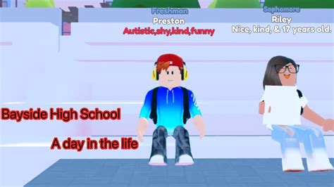 Roblox bayside high school | night routine - YouTube