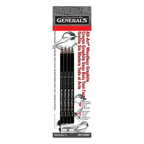 General Pencil Woodless Graphite Pencil Set - Walmart.com