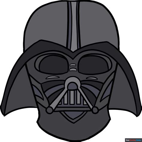 How to Draw Darth Vader in a Few Easy Steps | Easy Drawing Guides