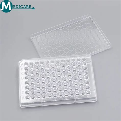 Plastic Plates Treated Sterile Flat Bottom Tissue Cell Culture Plates ...