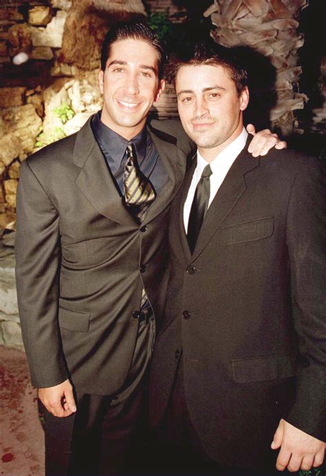 Photo : David Schwimmer et Matt LeBlanc - Friends helping friends ...