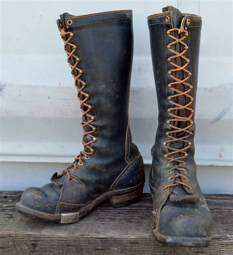 1950s WESCO Whites Highliner Lineman Smokejumper Biker Boots 7.5. $450.00, via Etsy. | Boots ...