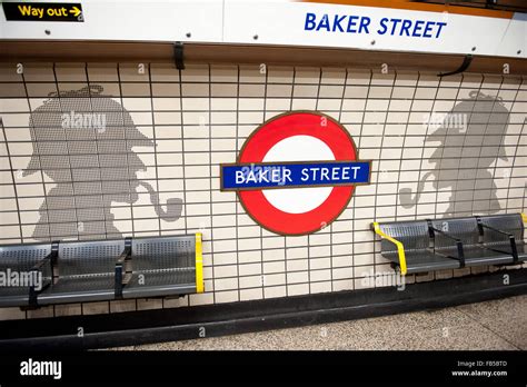 Baker Street London Underground tube station in London Stock Photo ...