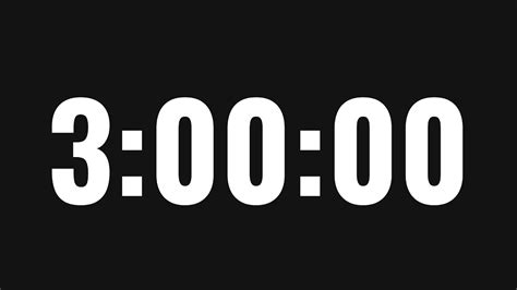 Timer For 3 Hours And 30 Minutes